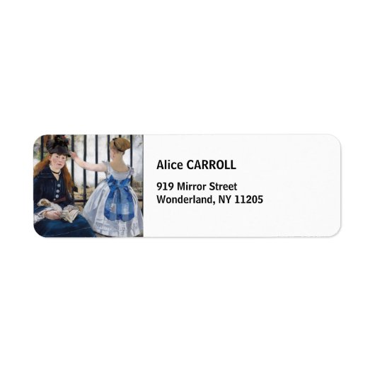 Edouard Manet Etiket (Voorkant)