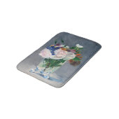 Edouard Manet - Flowers in een kristalvet Badmat (Gekanteld)