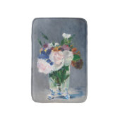 Edouard Manet - Flowers in een kristalvet Badmat (Voorkant Verticaal)
