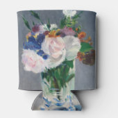 Edouard Manet - Flowers in een kristalvet Blikjeskoeler (Achterkant)