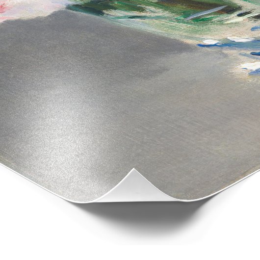 Edouard Manet Flowers in een kristalvet Foto Afdruk (Hoek)