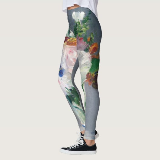 Edouard Manet - Flowers in een kristalvet Leggings (Links)