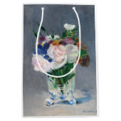 Edouard Manet - Flowers in een kristalvet Medium Cadeauzakje (Voorkant)