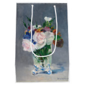 Edouard Manet - Flowers in een kristalvet Medium Cadeauzakje (Achterkant)