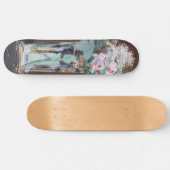 Edouard Manet - Flowers in een kristalvet Persoonlijk Skateboard (Horizontaal)