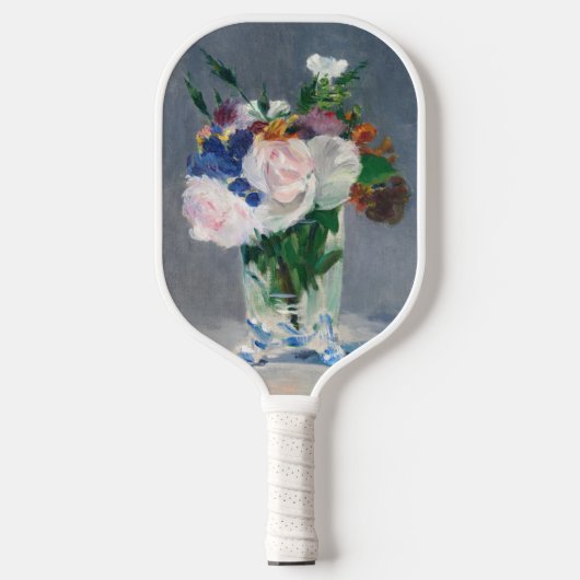 Edouard Manet - Flowers in een kristalvet Pickleball Paddle (Voorkant)