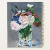 Edouard Manet - Flowers in een kristalvet Planner (Achterkant)