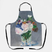 Edouard Manet - Flowers in een kristalvet Schort (Voorkant)