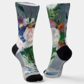 Edouard Manet - Flowers in een kristalvet Sokken (Gebogen)