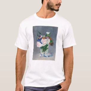 Edouard Manet - Flowers in een kristalvet T-shirt