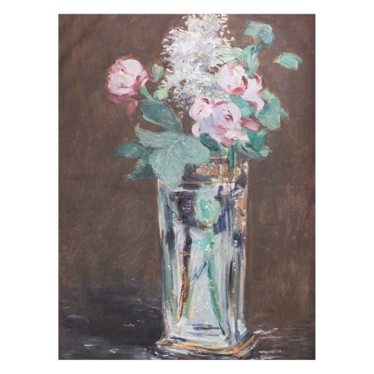 Edouard Manet - Flowers in een kristalvet Tafelkleed (Voorkant)