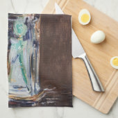 Edouard Manet - Flowers in een kristalvet Theedoek (Quarter Fold)