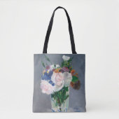 Edouard Manet - Flowers in een kristalvet Tote Bag