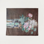 Edouard Manet - Flowers in een kristalvet Wandkleed (Voorkant (horizontaal))