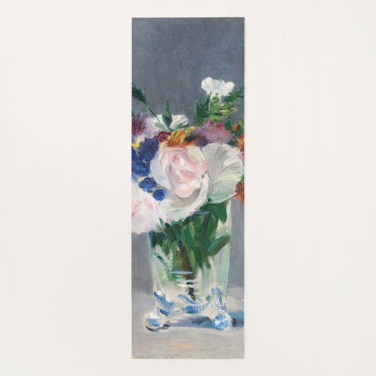Edouard Manet - Flowers in een kristalvet Yogamat (Achterkant)
