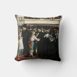 Edouard Manet - Gemaskerd bal in de opera Kussen