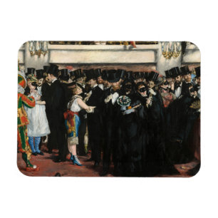 Edouard Manet - Gemaskerd bal in de opera Magneet