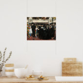 Edouard Manet - Gemaskerd bal in de opera Poster (Keuken)