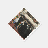 Edouard Manet - Gemaskerd bal in de opera Servet (Hoek)