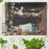 Edouard Manet - Gemaskerd bal in de opera Theedoek (Gevouwen)