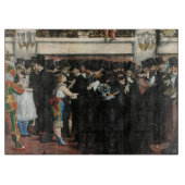 Edouard Manet - Gemaskerde bal bij de opera Snijplank (Voorkant)