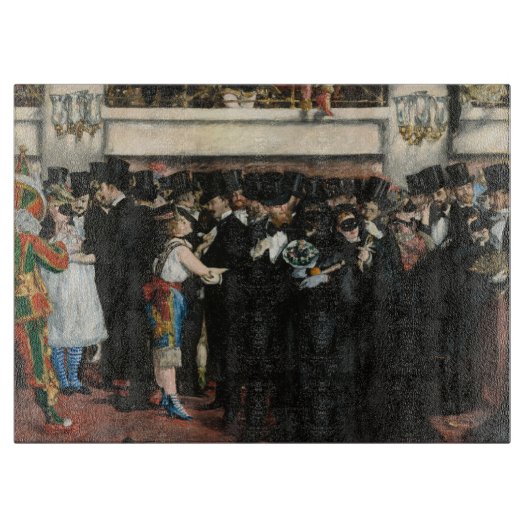 Edouard Manet - Gemaskerde bal bij de opera Snijplank (Voorkant)