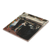 Edouard Manet - Gemaskerde bal bij de opera Tegeltje (Zijkant)