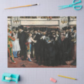 Edouard Manet - Gemaskerde bal bij de opera Tissuepapier (Craft)