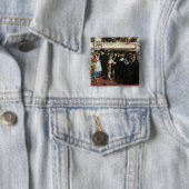 Edouard Manet - Gemaskerde bal bij de opera Vierkante Button 5,1 Cm (In situ)