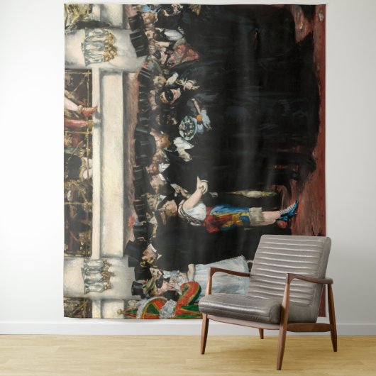 Edouard Manet - Gemaskerde bal bij de opera Wandkleed (In situ)