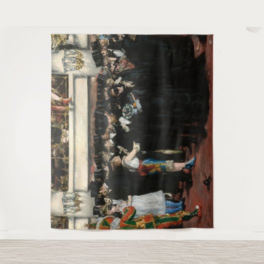 Edouard Manet - Gemaskerde bal bij de opera Wandkleed (Voorkant)