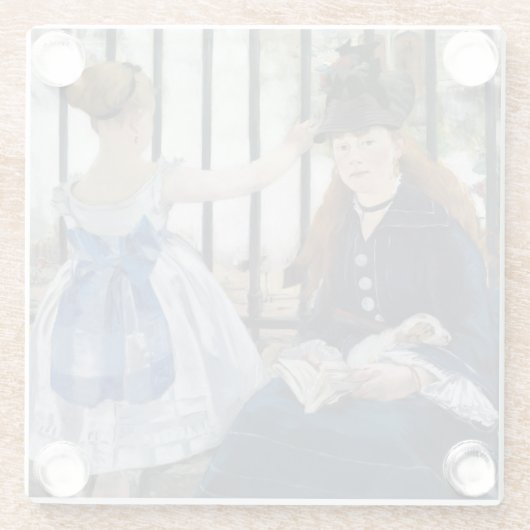 Edouard Manet Glazen Onderzetter (Achterkant)