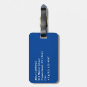 Edouard Manet - Grand Canal, Venetië Bagagelabel (Achterkant verticaal)