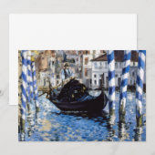 Edouard Manet - Grand Canal, Venetië Bedankkaart (Voorkant / Achterkant)