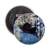 Edouard Manet - Grand Canal, Venetië Button Flesopener (Voorkant)