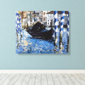 Edouard Manet - Grand Canal, Venetië Canvas Afdruk (Insitu (Houten vloer))