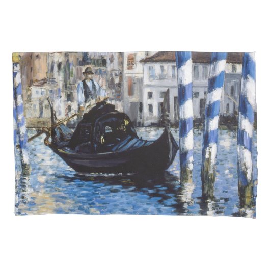 Edouard Manet - Grand Canal, Venetië Kussensloop (Voorkant)