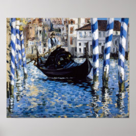 Edouard Manet - Grand Canal, Venetië Poster