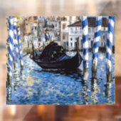 Edouard Manet - Grand Canal, Venetië Raamsticker (Vel 2)