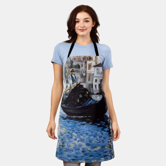 Edouard Manet - Grand Canal, Venetië Schort (Gedragen)