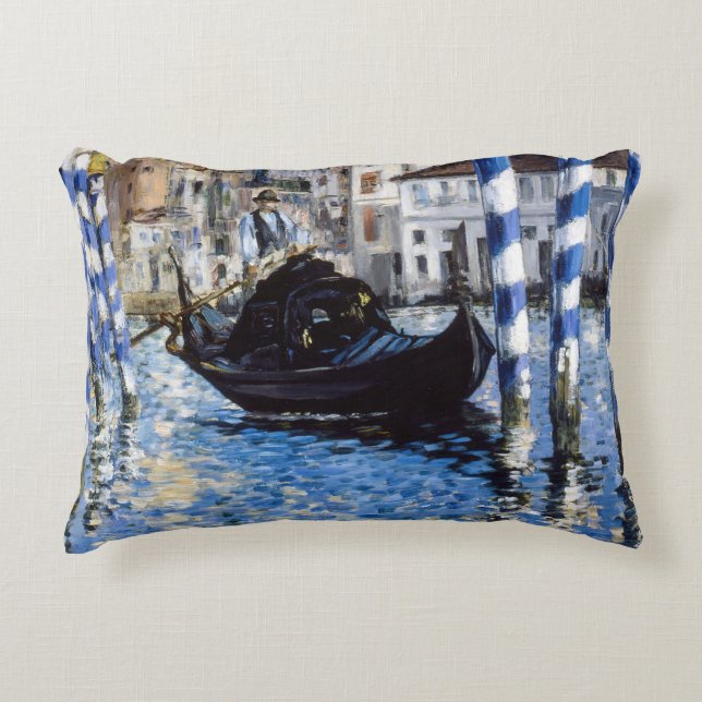 Edouard Manet - Grote Kanaal, Venetië Accent Kussen (Voorkant)