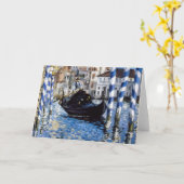 Edouard Manet - Grote Kanaal, Venetië Kaart (Gele Bloem)