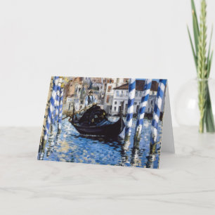 Edouard Manet - Grote Kanaal, Venetië Kaart