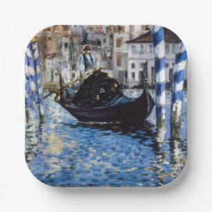 Edouard Manet - Grote Kanaal, Venetië Papieren Bordje