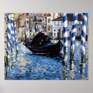 Edouard Manet - Grote Kanaal, Venetië Poster