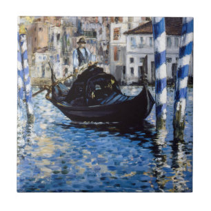 Edouard Manet - Grote Kanaal, Venetië Tegeltje