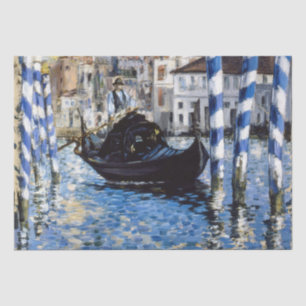 Edouard Manet - Grote Kanaal, Venetië Tissuepapier