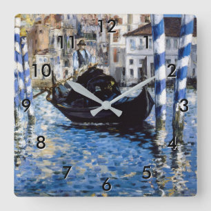 Edouard Manet - Grote Kanaal, Venetië Vierkante Klok