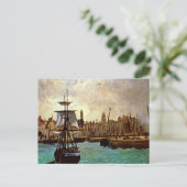 Edouard Manet - Haven van Bordeaux Briefkaart (Staand voorkant)