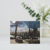 Edouard Manet - Haven van Boulogne door Moonlight Briefkaart (Staand voorkant)